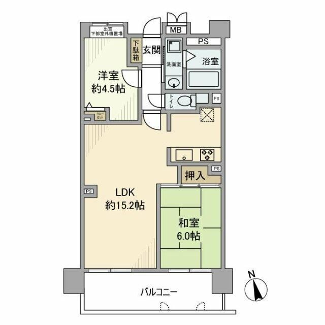 レーベンハイム朝霞ヒルズの間取り