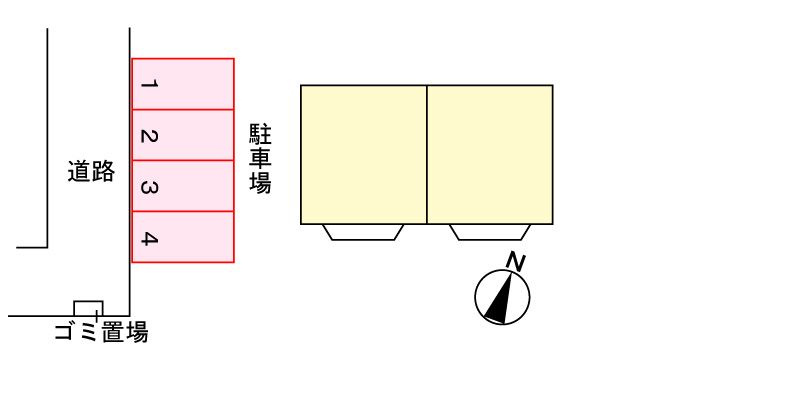 アンバローズの駐車場|駐車場