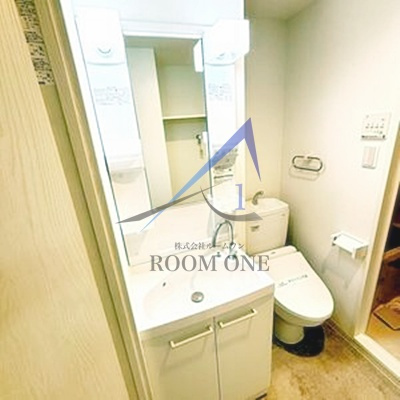 ドムス北千住の洗面所|洗面台です。