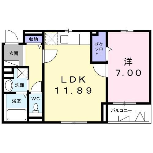 セレノ三田の間取り
