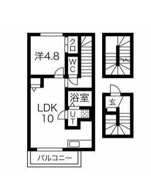 ディアコート東所沢の間取り