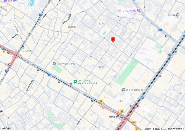 ESCENARIO OMOTESANDO（ エスセナーリオオモテサンドウ）の地図