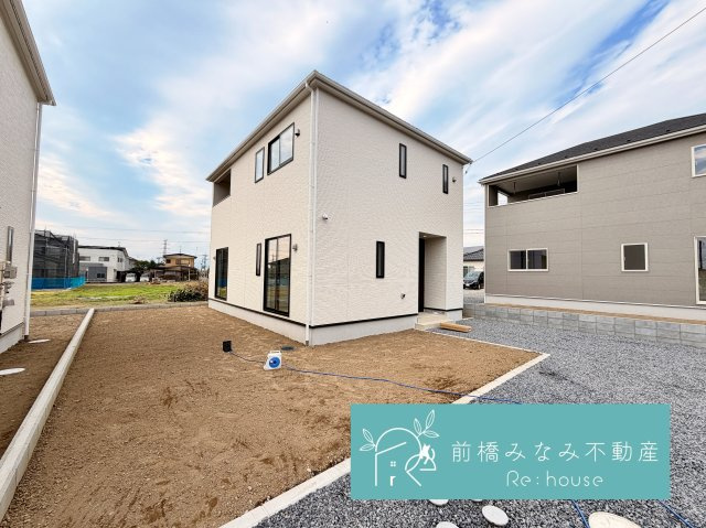 【新築】前橋市堀之下町第1　２号棟(全４棟)　クレイドルガーデン　新築建売分譲の外観|外はこのようになっています