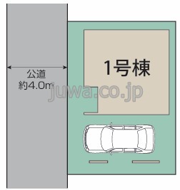 【新築分譲住宅】志木市幸町3丁目の区画図