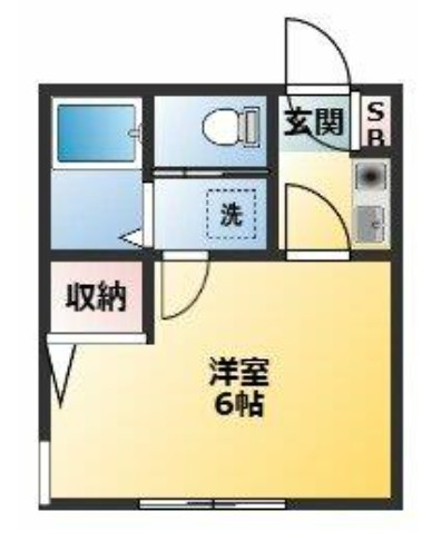 ヴランドール西船の間取り|間取りです。