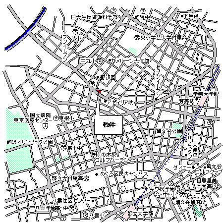 パークアクシス学芸大学の地図