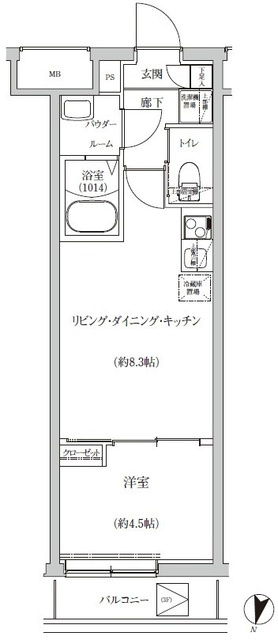 ＲＥＧＯＬＩＴＨ　ＩＫＥＧＡＭＩの間取り