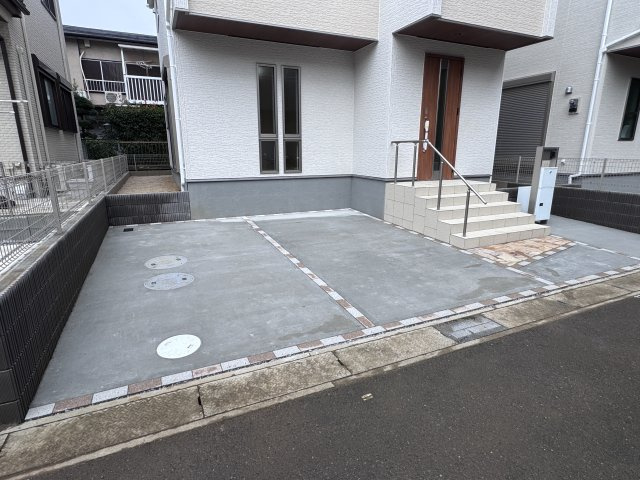 市川市大野町１丁目新築戸建【大野小学校：9分】の駐車場|2号棟駐車スペース・2台駐車可