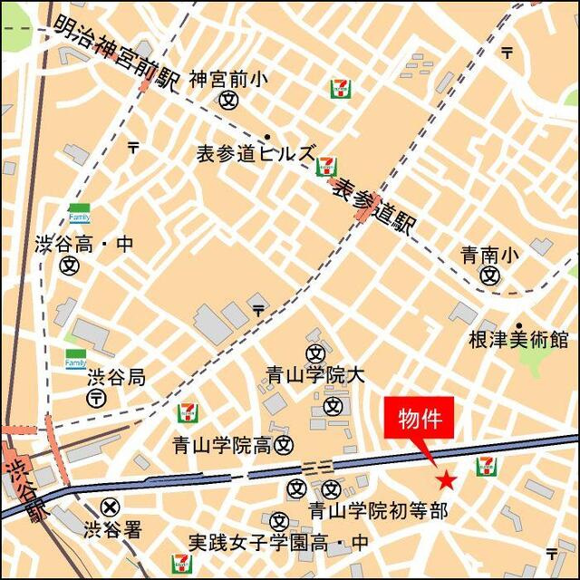 パークナードフィット南青山Ｇａｒｄｅｎの地図