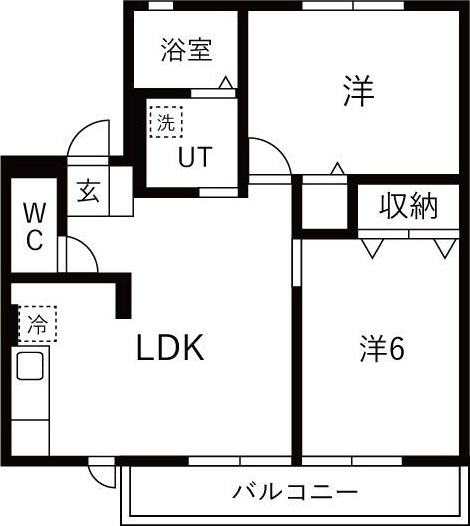 シルクハイムの間取り
