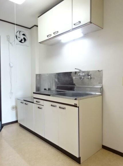 北区岩淵町の賃貸マンションのキッチン