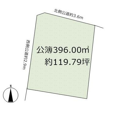 知多市 八幡字新道　売り土地