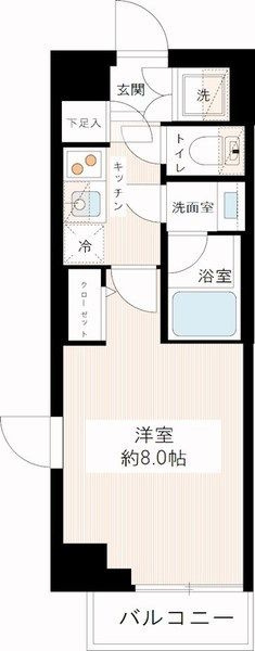 MAXIV北千住の間取り|間取りです。
