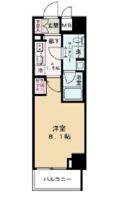 グランドコンシェルジュ亀戸の間取り|間取りです。
