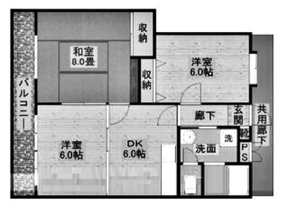 袖ケ浦市蔵波台１丁目のアパートの間取り