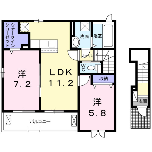 桜井ガーデンベルの間取り