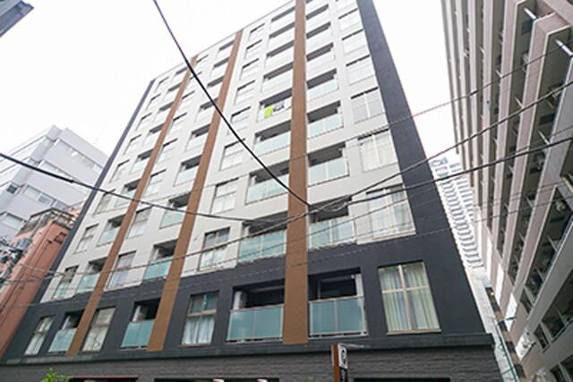 コートラクリア人形町の外観|外観は落ち着いています