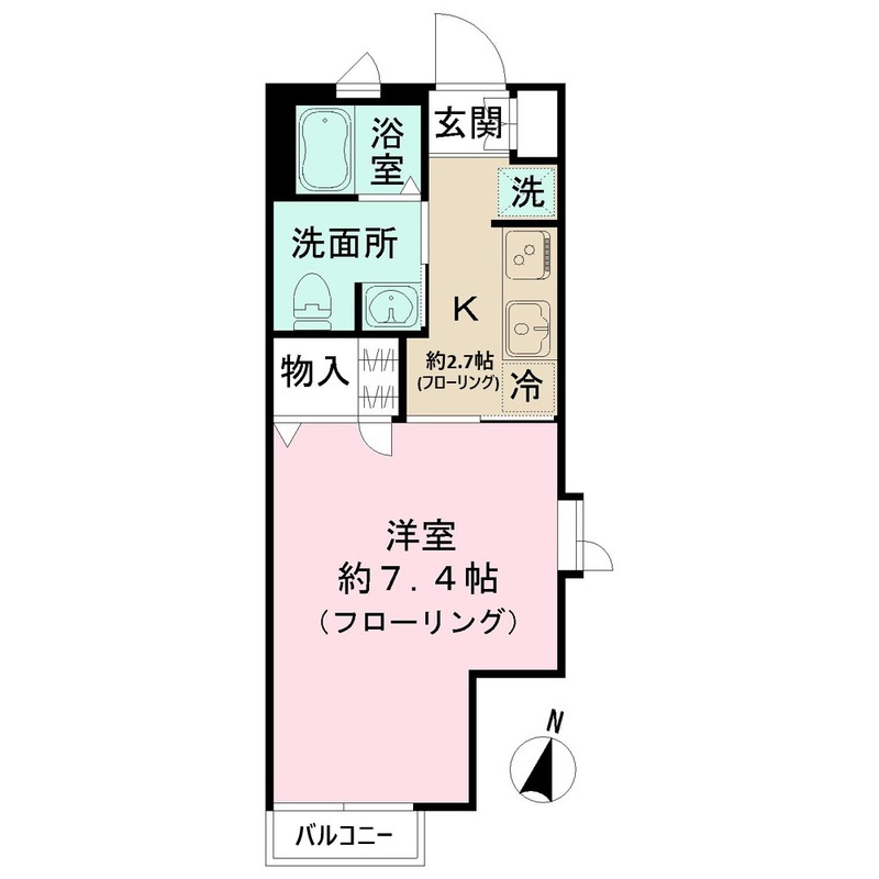 リヴェール東林間の間取り