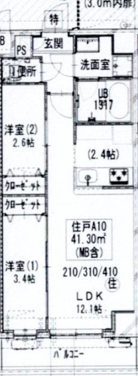 GENOVIA梅島の間取り