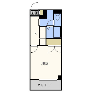 アンプルールフェール寿の間取り