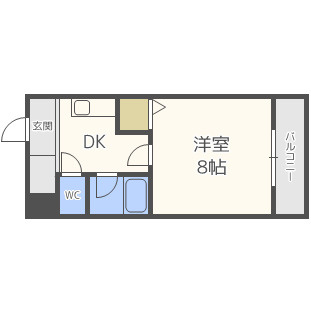 コーポラス光進の間取り