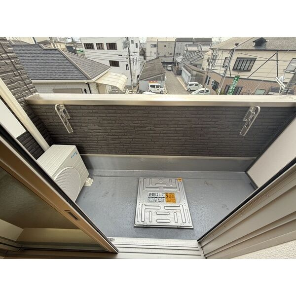 F+style大蓮東2号館のバルコニー