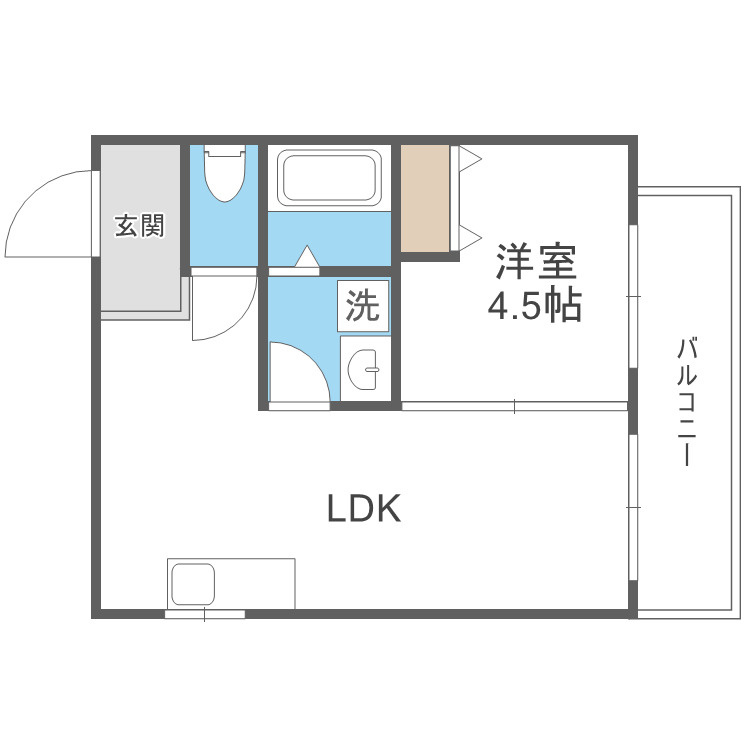 テラノコーポの間取り