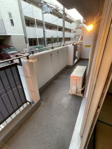 ウェルシーハイム川本のバルコニー