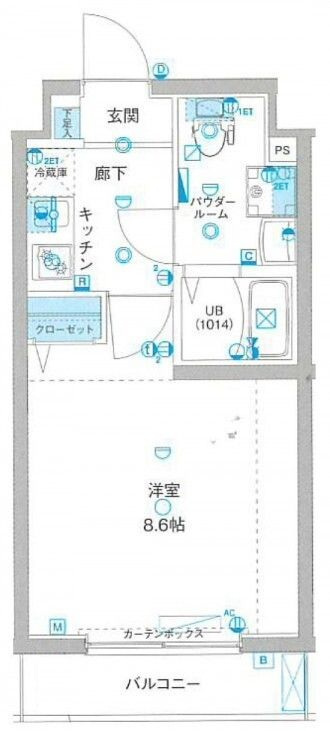 GENOVIA練馬green veilの間取り|間取りです。