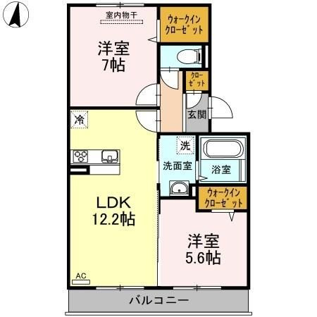 メゾンＮの間取り