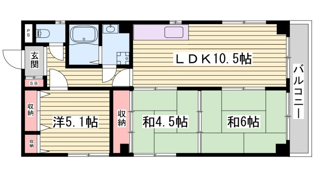 西岡ビルの間取り