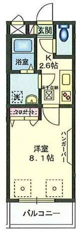 メゾン・クレールＢの間取り