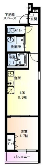 【間取り】 | フジパレス城北公園通Ⅲ番館