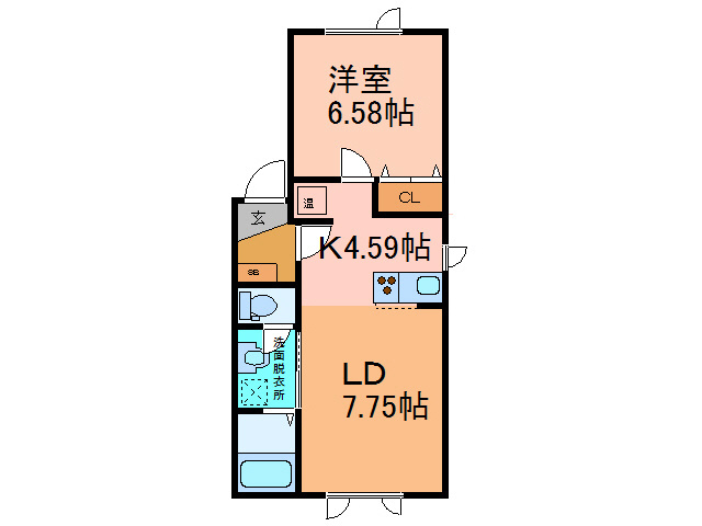 ヒナーレⅣ(北棟)の間取り