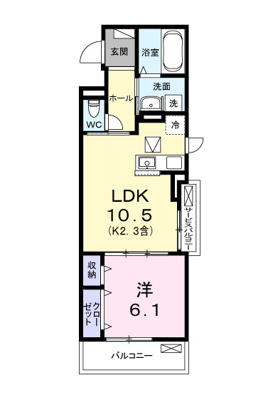 キーウエストの間取り