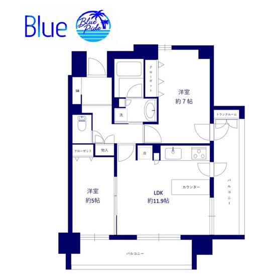 【間取り】 | ライオンズマンション横濱元町キャナリシア