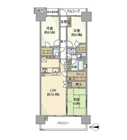 亀戸レジデンスの間取り
