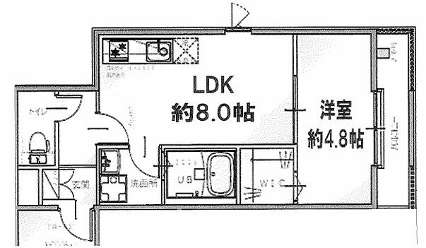 リーヴェル新小岩プレミオの間取り