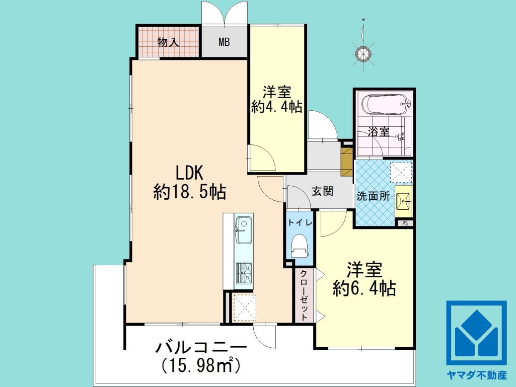 アズループレシオの間取り