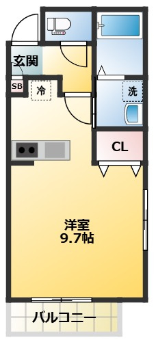 リラックス浜町の間取り
