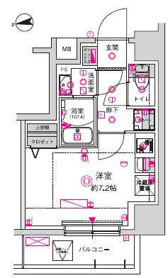 ＣＲＥＳＴ　ＴＡＰＰ　川崎港町の間取り