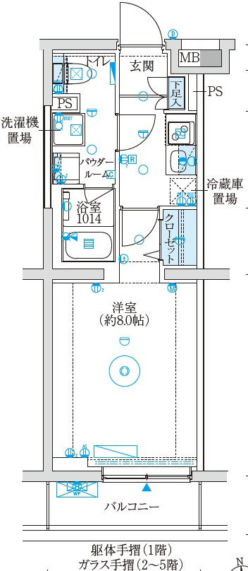 GENOVIA二子新地の間取り