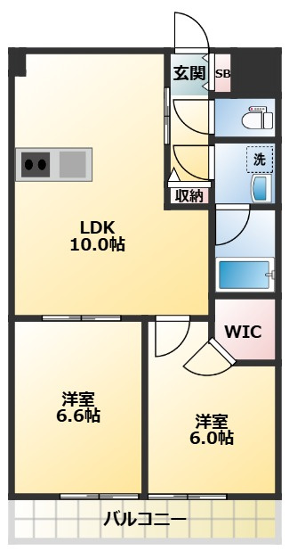 グランディールの間取り