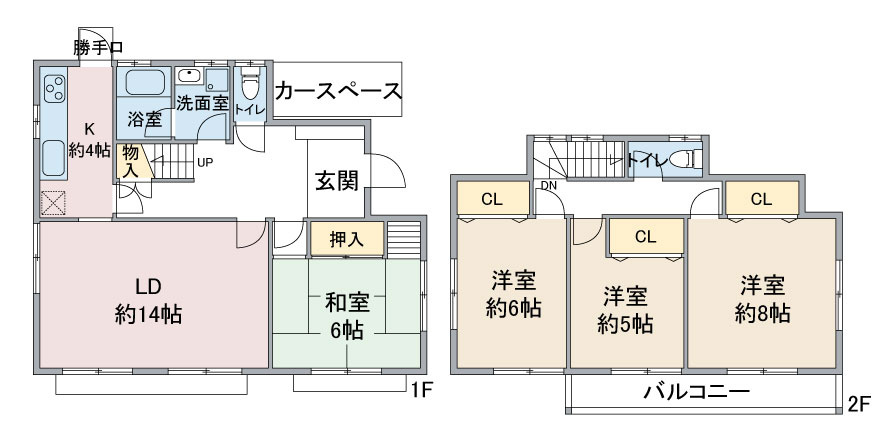東戸塚戸建の間取り