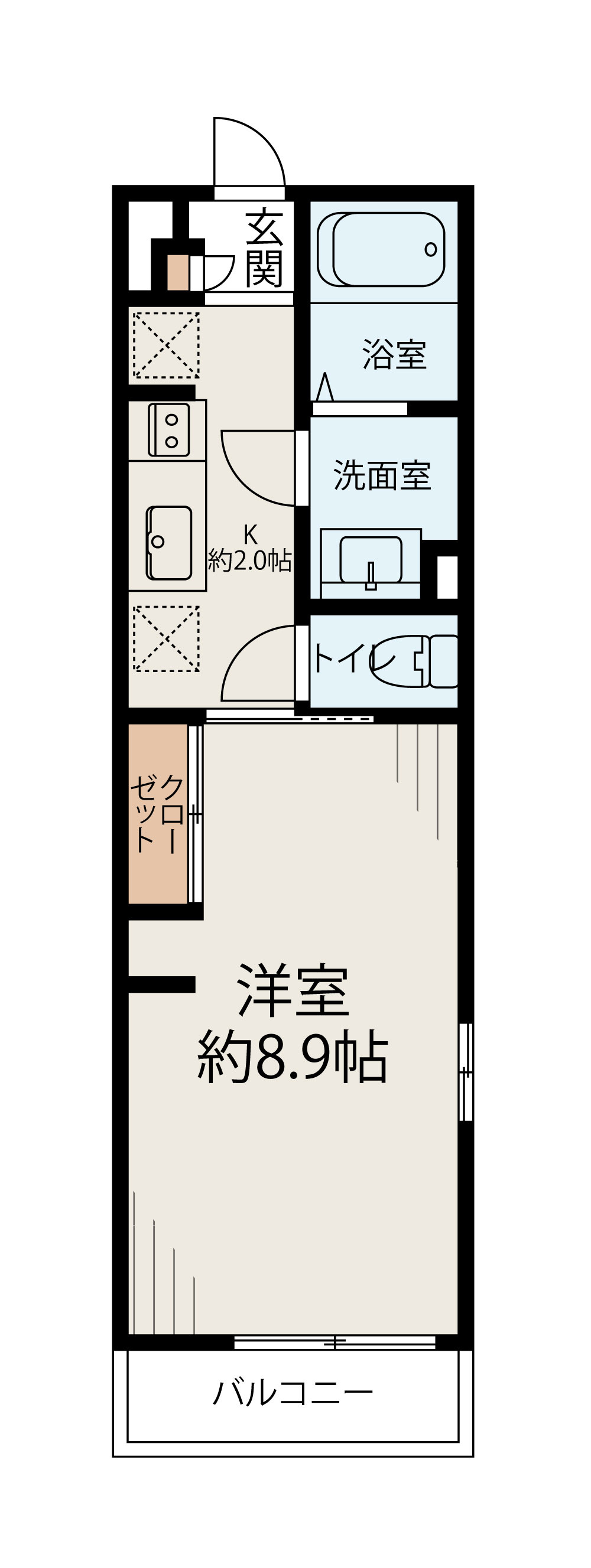 リブリ・中目黒の間取り