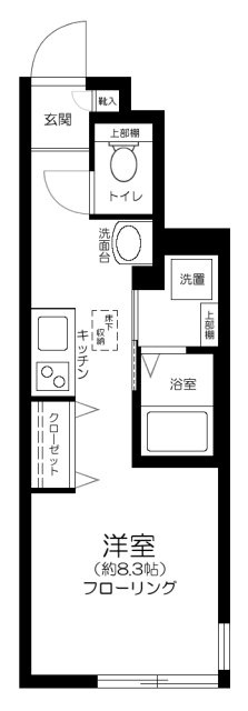 ソルナクレイシア上祖師谷１の間取り
