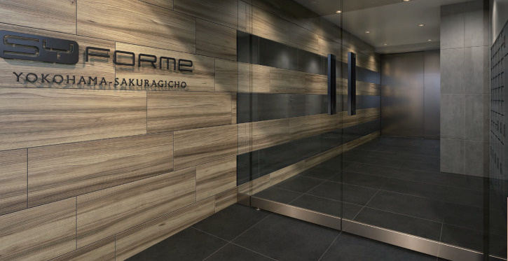 SYFORME YOKOHAMA-SAKURAGICHOのエントランス|エントランスです