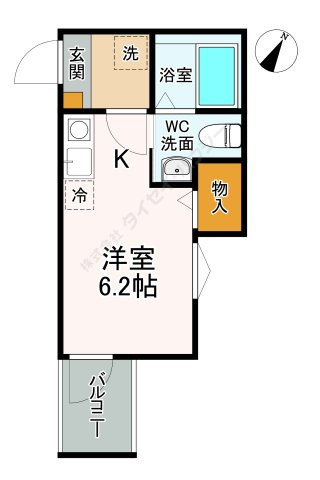 ルミナ境之谷の間取り
