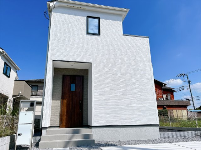 野田市柳沢新田01期　新築戸建　5号棟の外観|道路側からの外観です。