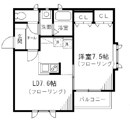 ドルフベルク大塚の間取り|間取りです。